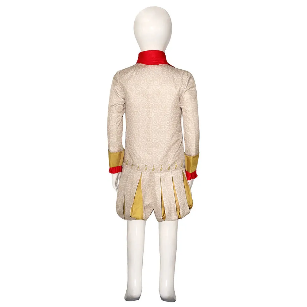 Shrek Rumpelstiltskin Kids Children Beige Outfit Party Carnival Halloween Cosplay Costume