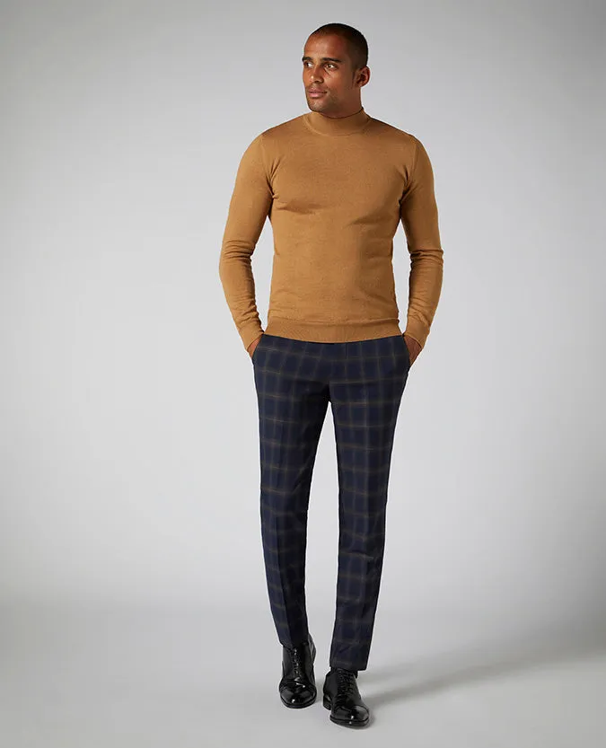 Slim Fit Merino Wool-Blend Turtle Neck Sweater