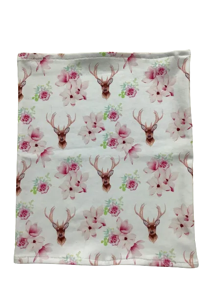 Snood/neck warmer/buff - 2 Deer designs - Male or female