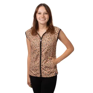 Sophia Cap Sleeve Leopard