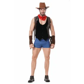 Stag Do Party Fancy Dress Costume Western Cowboy for Men