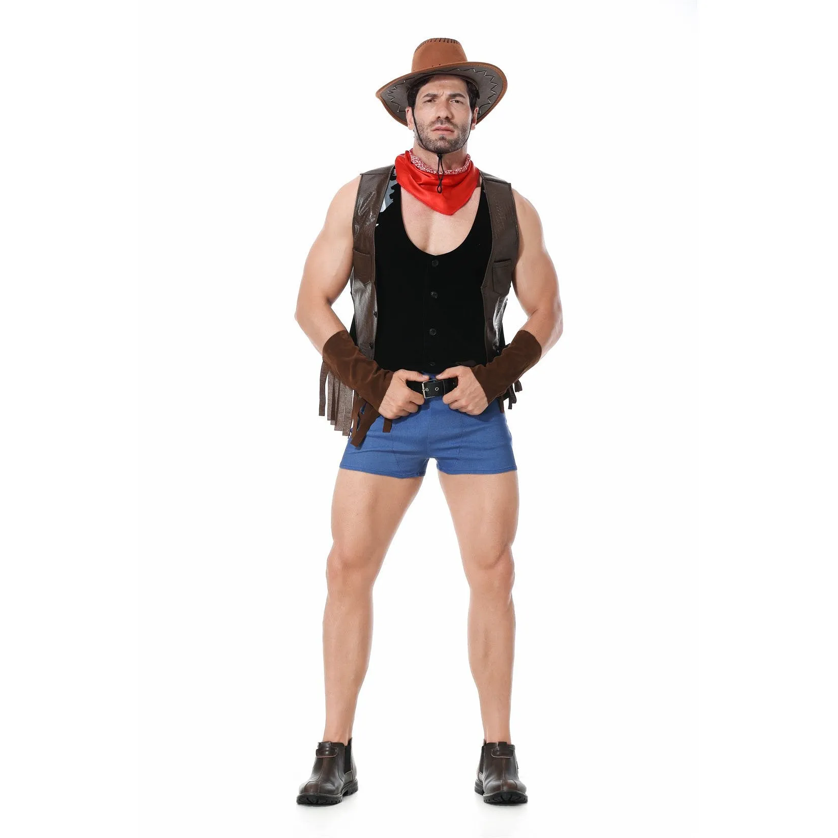 Stag Do Party Fancy Dress Costume Western Cowboy for Men