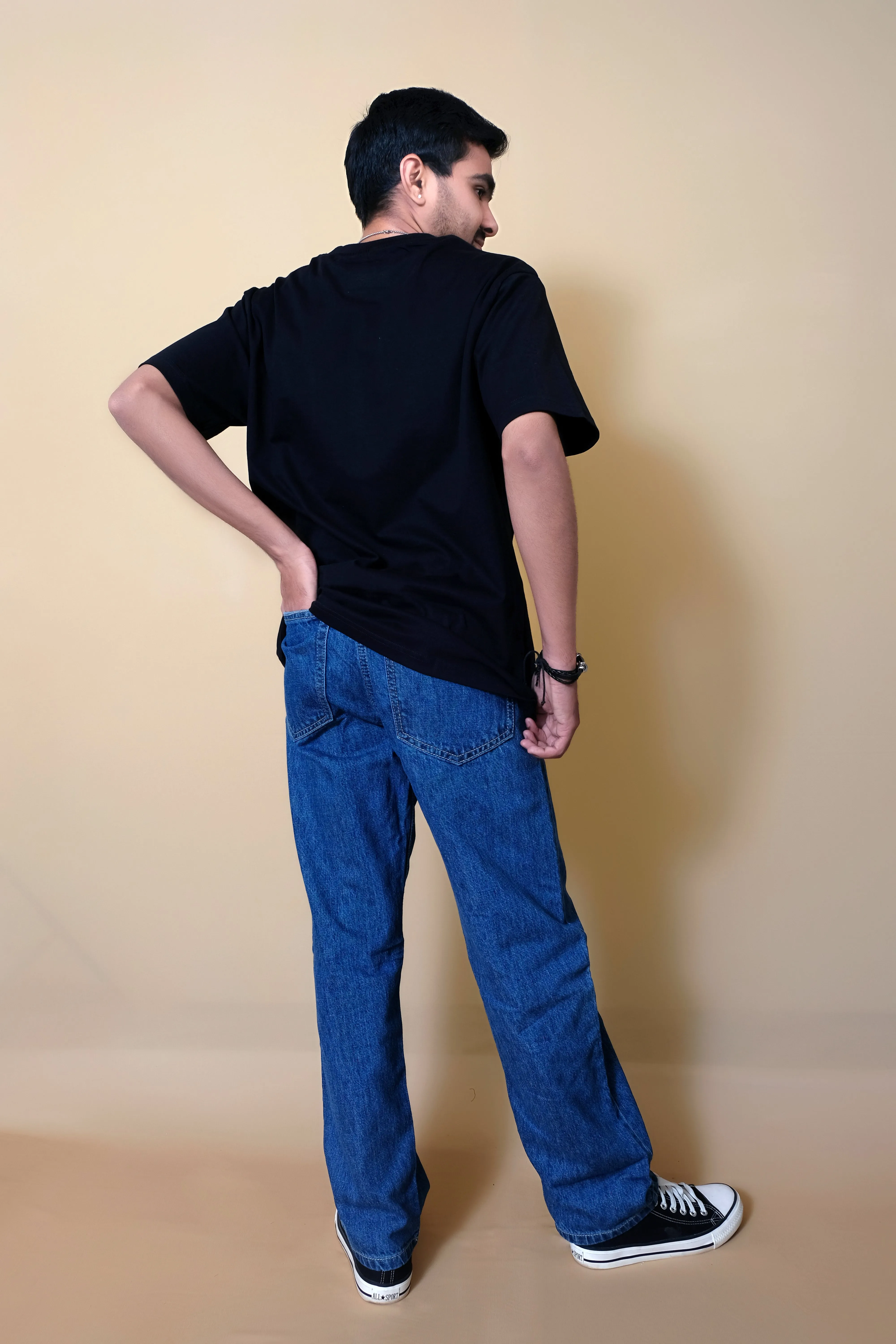 STREETSWAY DARK BLUE JEANS[UNISEX]