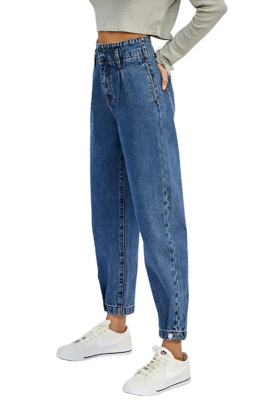 Super High Waist Balloon Jeans