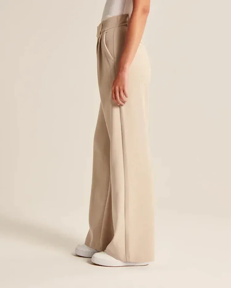 The Effortless Tailored Wide Leg Pants