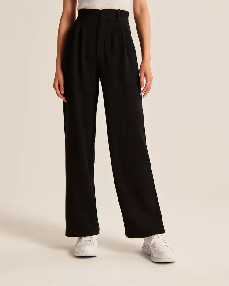 The Effortless Tailored Wide Leg Pants