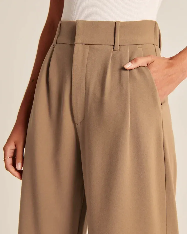 The Effortless Tailored Wide Leg Pants