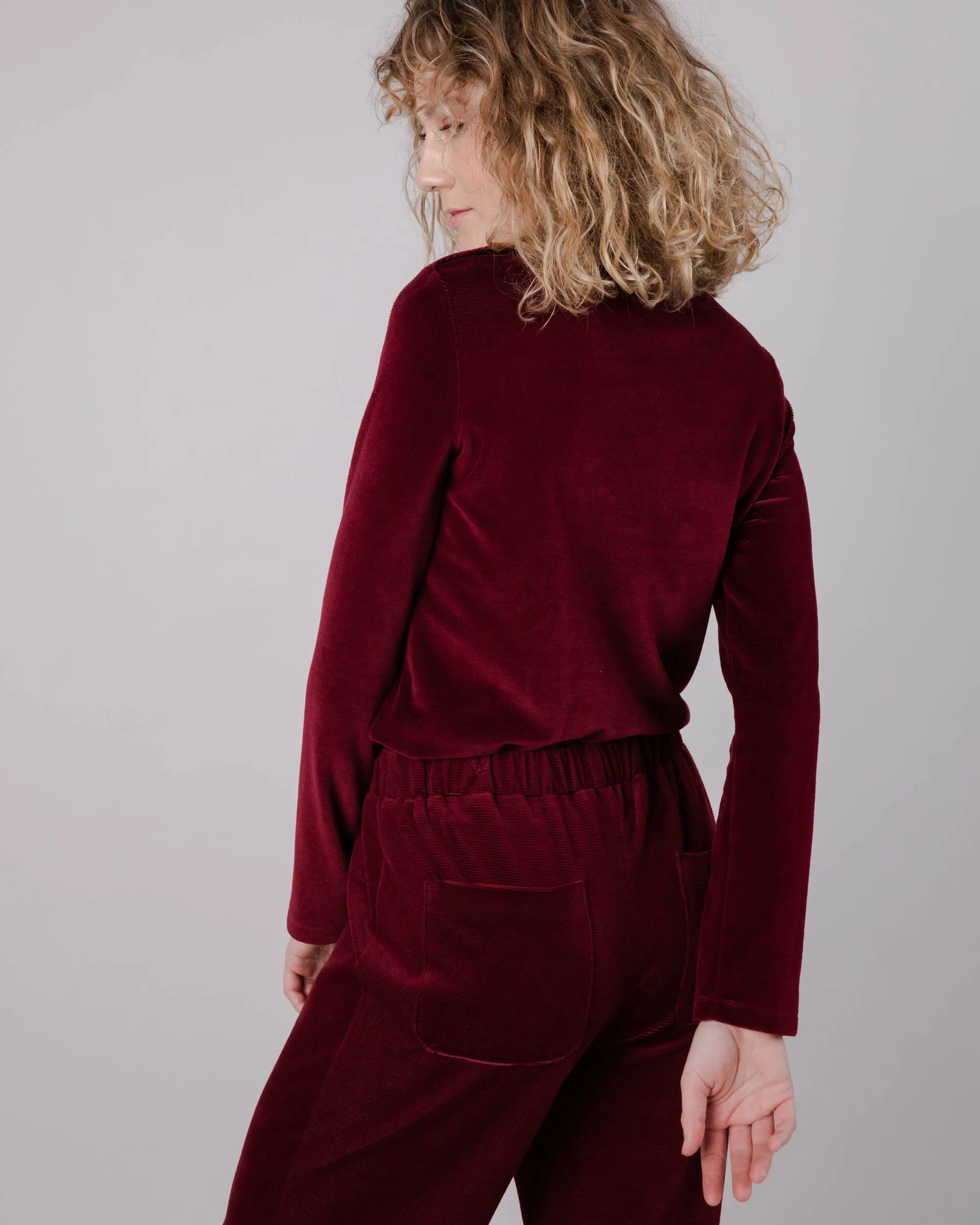 Velvet Perkins Sweater Prune