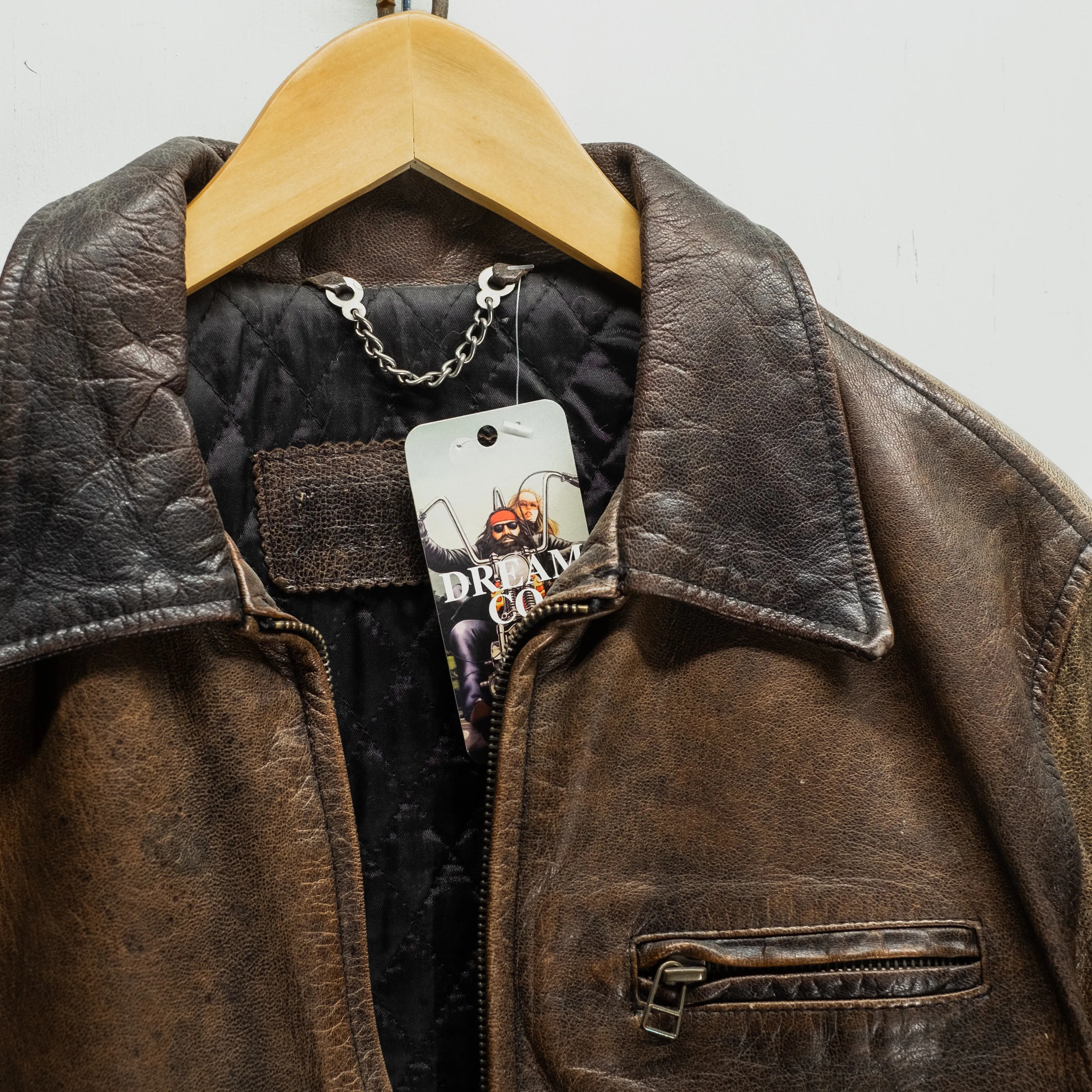 Vintage Leather Car Jacket