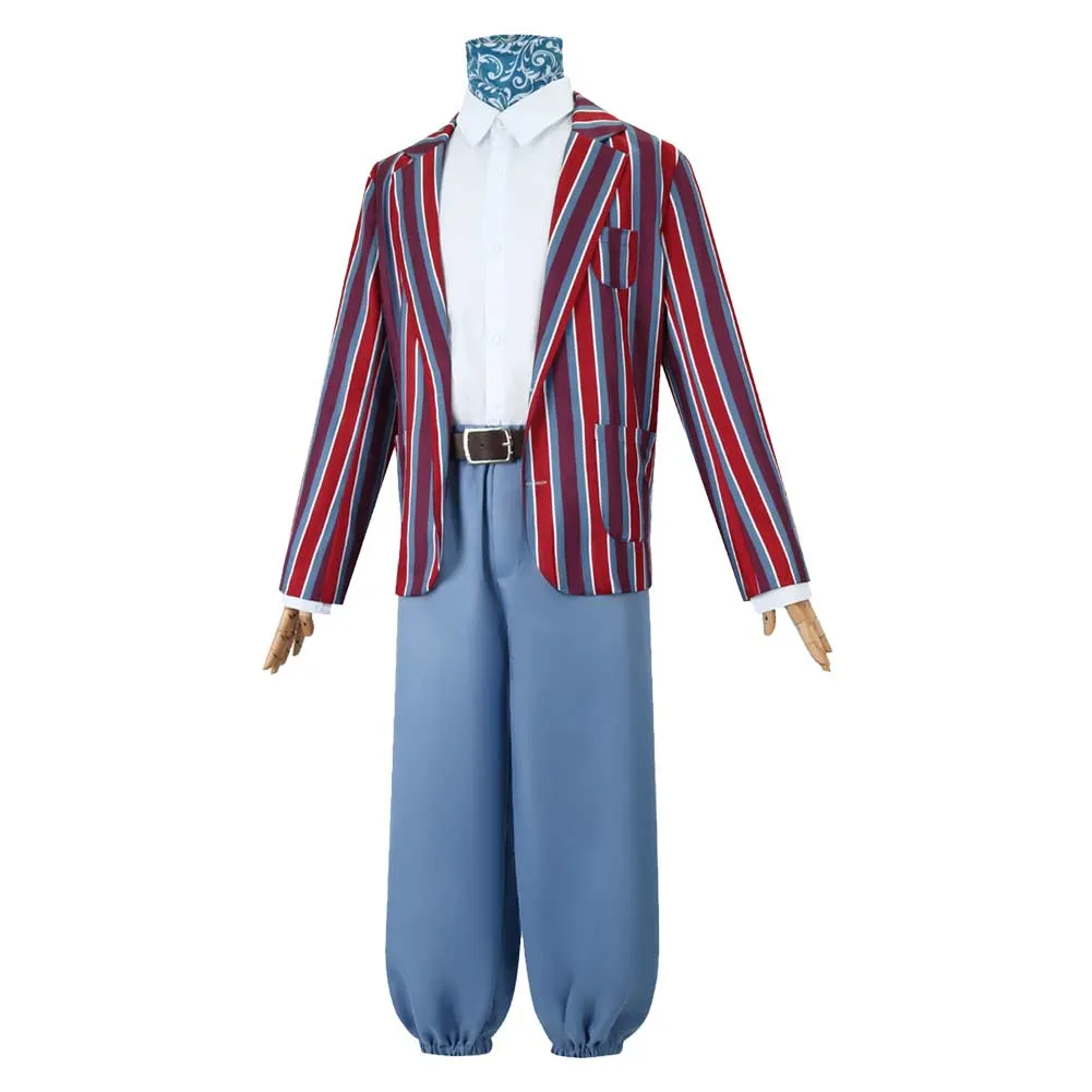 Wonka Oompa Loompa Kids Children Blue Suit Party Carnival Halloween Cosplay Costume