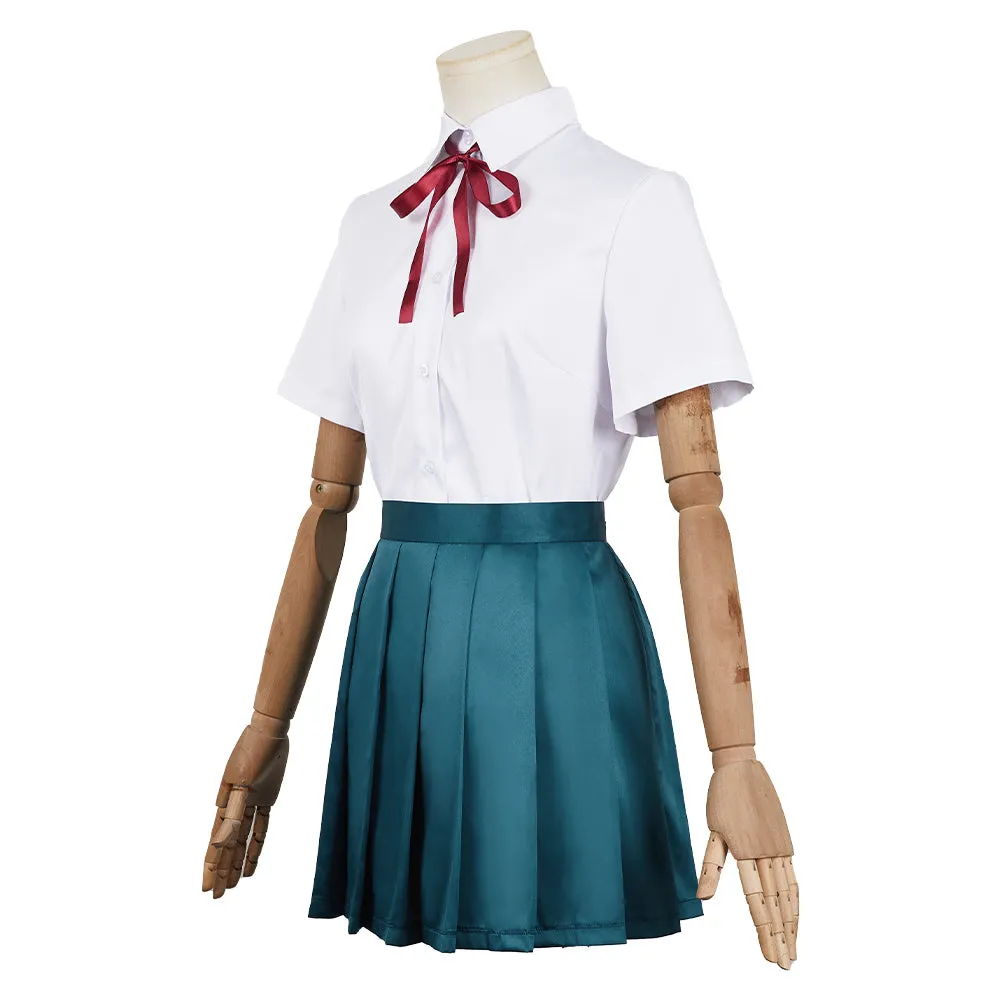 Yakuza Fiancé Raise wa Tanin ga Ii Yoshino Somei Women White Uniform Dress Cosplay Costume